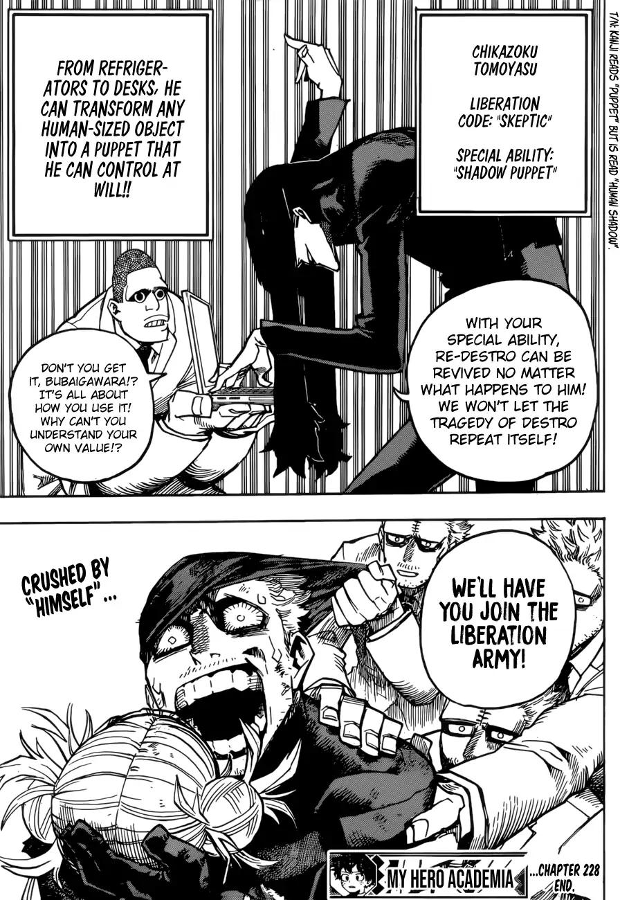 Boku no Hero Academia Chapter 228 14